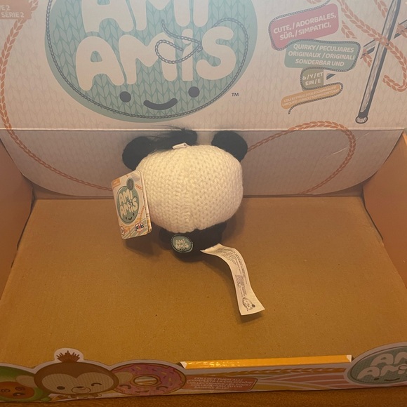- - NEW AMI AMIS Crocheted Plush 4”Bamboo the Panda ,Wave 2 So cute! - Picture 2 of 4